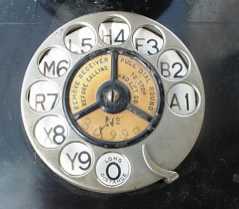 Antique Telephone Rotary Dial